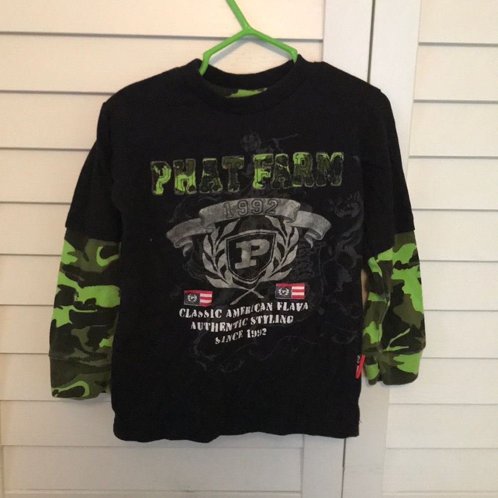 Boys phat farm long sleeve shirt